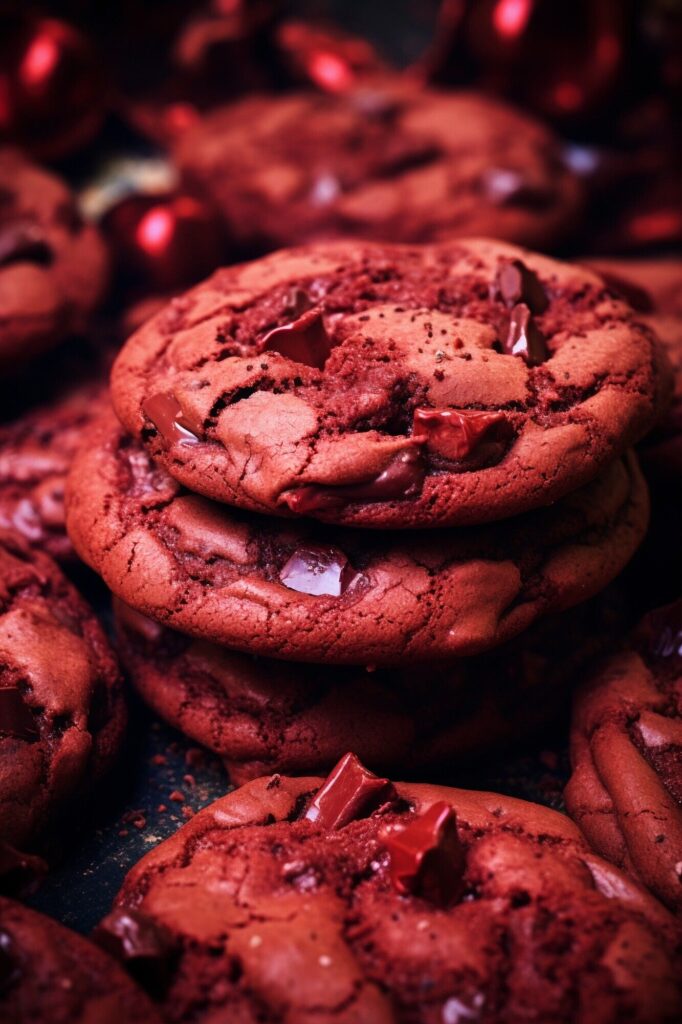 Red Velvet Cake Cookies